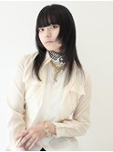ハッシュカットグレージュデザインカラーツートンカラーレイヤー