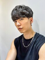 ロンドアンメゾン 原宿(Lond un Maison.)&nbsp;men's/メンズ/ダウンパーマ/黒染め/韓国/顔周り/フェード/原宿