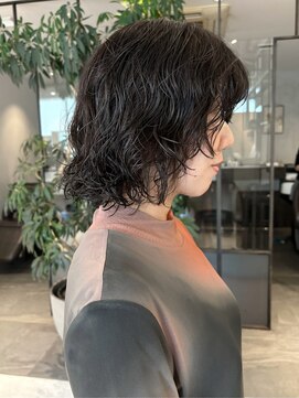 暗めカラー/韓国風巻き/レイヤーカット/髪質改善/縮毛矯正/銀座