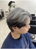 シルバーヘア×ブラックエンドカラー　和歌山　松尾優