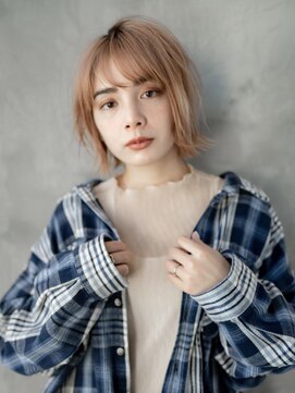 ギークス(GEEKS) 【GEEKS渋谷】レイヤーボブ/ミルクティー/くびれボブ/ハイトーン