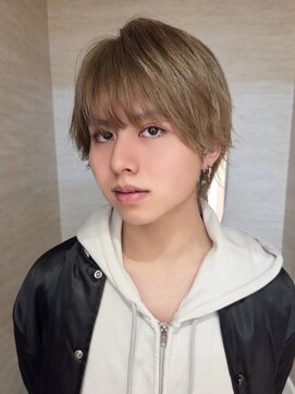 ソレイユトウキョウシブヤ(SOLEIL TOKYO shibuya) メンズ王道ミルクティーベージュ平成風スタイリング