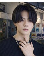 エクスプロア デザイン アクト 三鷹(EXPLORE DESIGN ACT.) センターパート/縮毛矯正/ナチュラル/メンズ