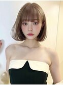 【Ｌｅ’ａ】ボブ　グレージュカラー　髪質改善