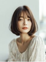 ダル 渋谷/表参道(DAL.) 前上がり大人ボブエアリー感甘すぎない大人可愛いトレンドヘア