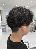 メンズスパイラルパーマ