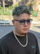一鳳庵　【イオアン】&nbsp;スパイキーショート フェード メンズカット　アップバング