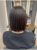レッドグラデーションボブ