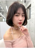 韓国ボブ レイヤーボブ ひし形ボブ【肥田亜沙美】
