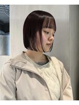 ナヌーク ダイカンヤマ(nanuk daikanyama)&nbsp;ボブカットストレートボリュームダウンパーマ落とし縮毛矯正