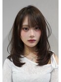 ミディアムレイヤー/巻ける縮毛矯正/髪質改善トリートメント