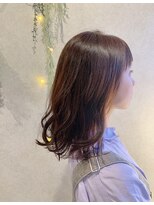 フゥカ 売市店(fuka)&nbsp;動きが出るレイヤースタイル×オレンジベージュカラー