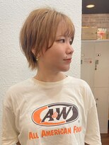 クオート(quoit) 小顔見え◎ウルフすぎない大人ショートウルフ ベージュカラー