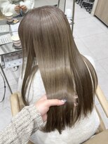 アッドバイケンジ(Add.. by KENJE)&nbsp;2回ブリーチで作るミルクティーベージュ【戸塚駅/ブリーチ】