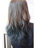 【amule hair】2トーンブルーグラデーション