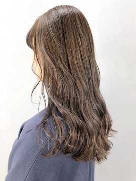 アイティー バイ アルバム 中野店(IT by ALBUM) オリーブベージュ_ローライトスリークボブ厚めバング_ba283833