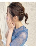 金箔アレンジ/編みおろし/ラーメンマン