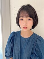 ラミ(L'ami) 【東 純平】大人可愛い小顔ショートボブ＋透け感前髪 