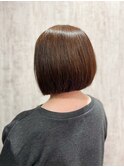 【tetote村山サロンスタイル】大人ボブ×ナチュラルブラウン