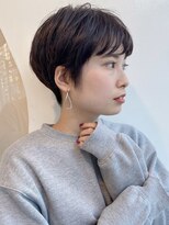 モリオ フロム ロンドン 大宮2号店(morio from London) 【なかじま ひびき】黒髪ナチュラルマッシュショート