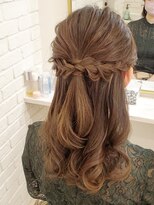 セット バイ エムビューティー(Set by M.beauty) ハーフアップ☆ヘアセット/ヘアメイク/渋谷/表参道/外苑前/東京