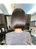 切りっぱなしボブ/ミニボブ/ツヤボブ/大人ボブ/髪質改善Tr