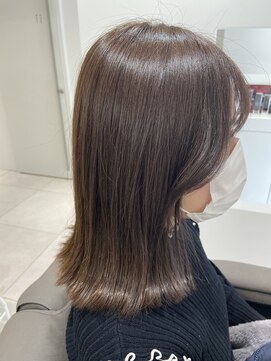 トッカ 中目黒店(tocca) ラベンダーカラー×外ハネミディ