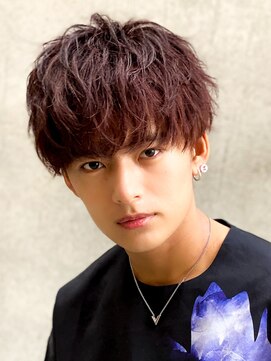 エルマーク 梅田中津(L-MARK) 波巻きパーマスパイラルパーマツイストスパイラルパーマメンズ