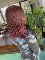 ビアージュ(Viage)&nbsp;:インナーカラー　:レッド　:ベリーピンク　:暖色系カラー