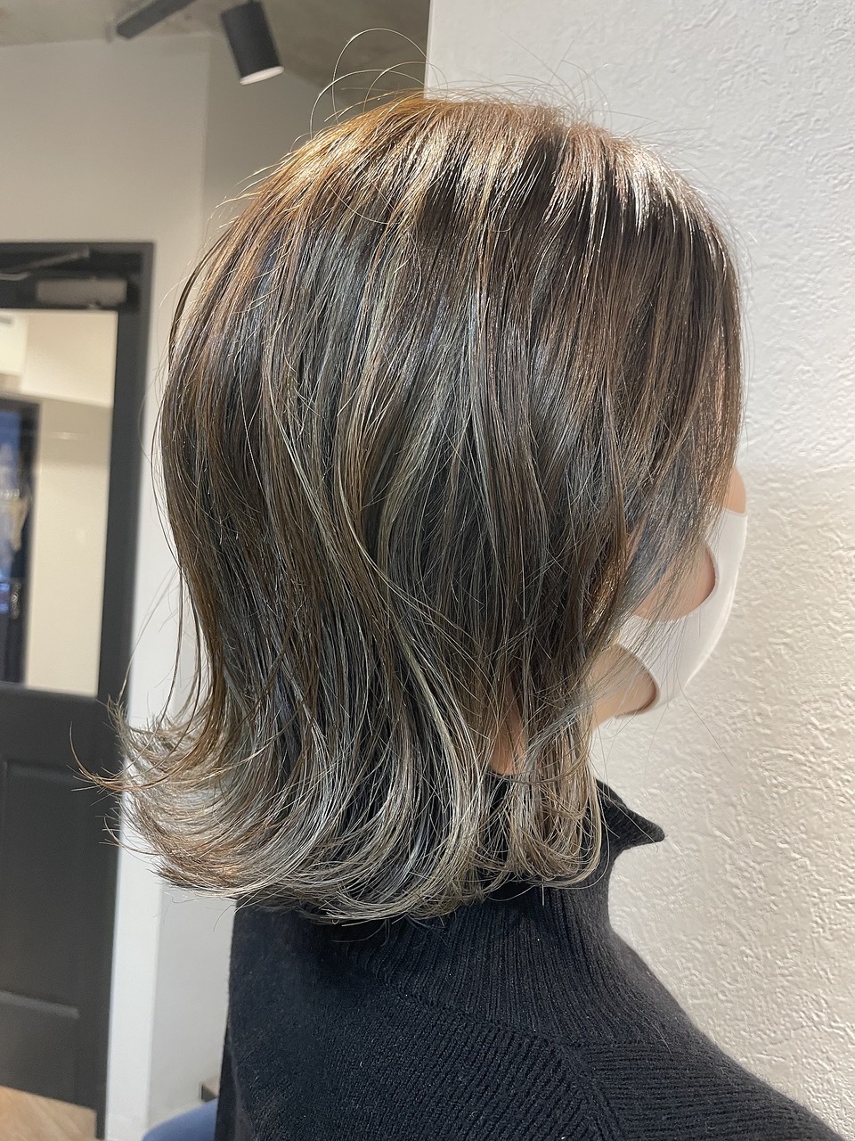 トゥーリ 藤崎店(tuuli)&nbsp;大人女性◆艶レイヤー前髪ピンクベージュ 髪質改善 縮毛矯正