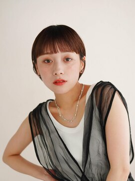 ジュール 大分(Joule) ミディアムヘア/斜めバング/グレージュカラー/大分駅