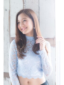 ライズ バイ レボ(RISE by REVO) 大人かわいい/レイヤーロング/グレーベージュ/前髪パーマ/我孫子