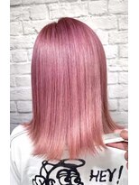 リヒト ヘアワークス(Licht HairWorks)&nbsp;ストロベリーミルクティー×髪質改善ハリウッドトリートメント
