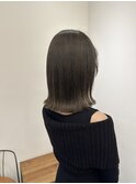 池袋  髪質改善 ダブルカラー 切りっぱなし ボブ グレージュ♪