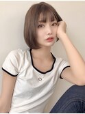 韓国ベージュボブ