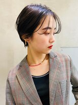 メーヴェ(Mowen) mowen 南堀江 クールショート×ラベージュ×艶髪