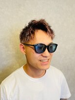 スター(STAR)&nbsp;ビジネスカジュアルソフトスパイラルパーマ/ツーブロック/メンズ