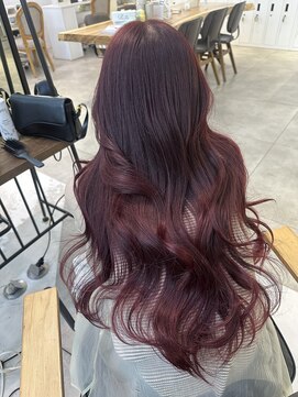 ゼスト パーク(ZEST PARK) ワインレッドカラー/韓国巻き