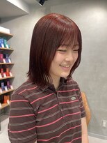 【ロングリタッチも◎】ダメージレスカラー「ビビッドレッド」