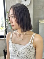 テトヘアー(teto hair) オリーブベージュブラウン　ブリーチなし透明感カラー　