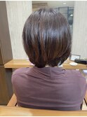 丸くデザインしたボブ！