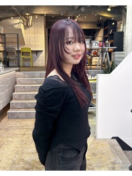 マーケット(MARKET) レッドカラー レイヤーカット