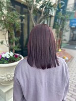 ピュア ポイント 和光店(PURE POINT) ブリーチ無しカラー/バイオレットピンク