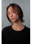 メンズボブメンズミディアムパーマスパイラルパーマルーズパーマ