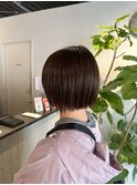 美髪外ハネボブイメチェン外はねボブ×潤ツヤカラー3/30