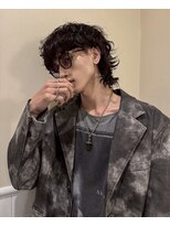 アパレル系男子に大人気！メンズウルフパーマ