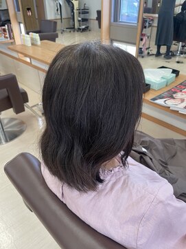 こころ 艶髪縮毛矯正＋カラー