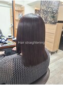 Hair straightening