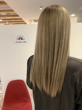 アズールサン 草加西口店(azule-sun) ダブルカラー,アッシュベージュ,ミルクティーベージュ【草加】