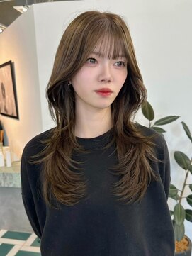 ロング/ボブ/レイヤーカット/ダブルカラー/ブリーチ/栄c230